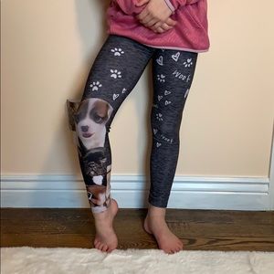 Cute Gray Puppy Pants